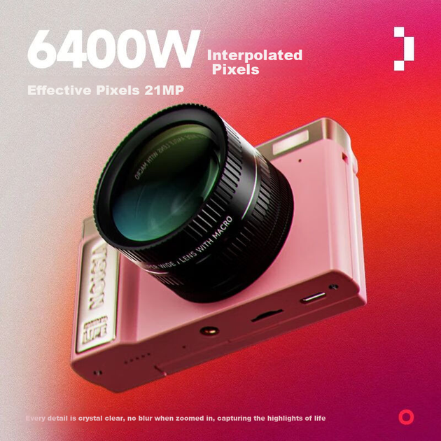 Фотоаппарат Aigo D9/E9 цифровой с откидным экраном, 128 ГБ, белый - изображение 6