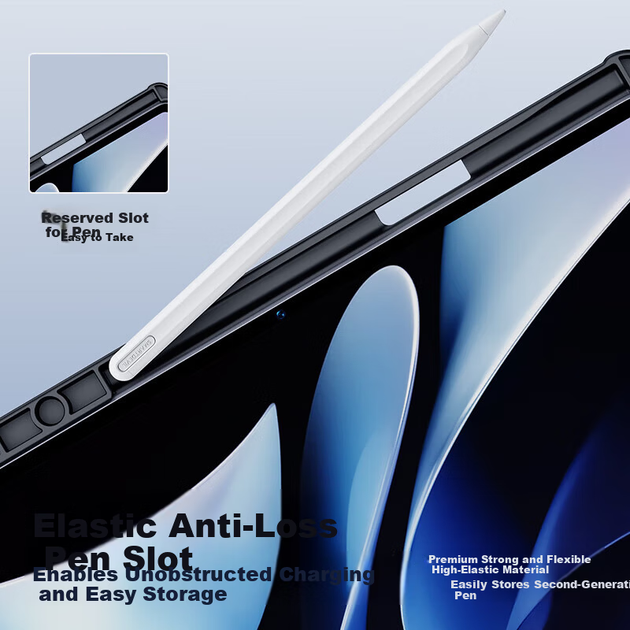 Чехол-клавиатура Shanmo с магнитной регулировкой для планшетов Huawei MatePad 11.5/11.5s/Air 11.5 дюймов (модели 2024/2025/2026) с возможностью бесступенчатой регулировки. - изображение 6