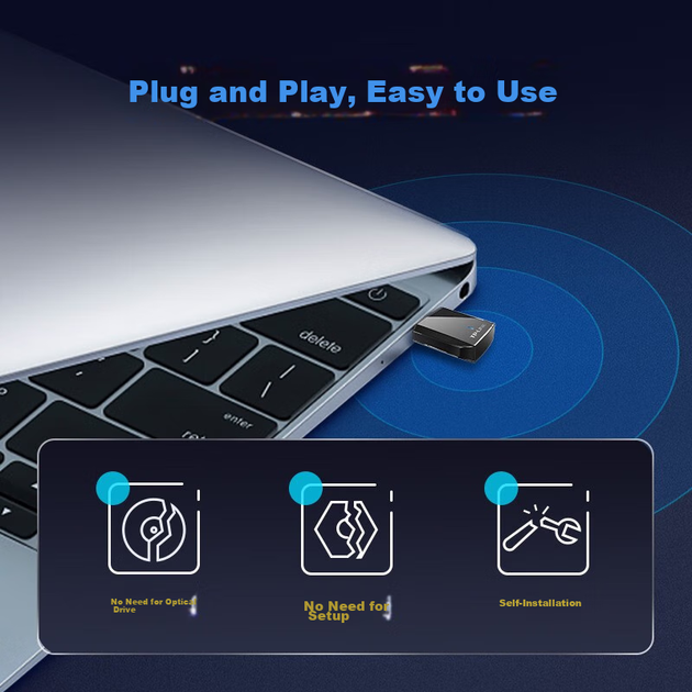 Адаптер TP-LINK TL-WN823N Wi-Fi USB без драйверів - зображення 5