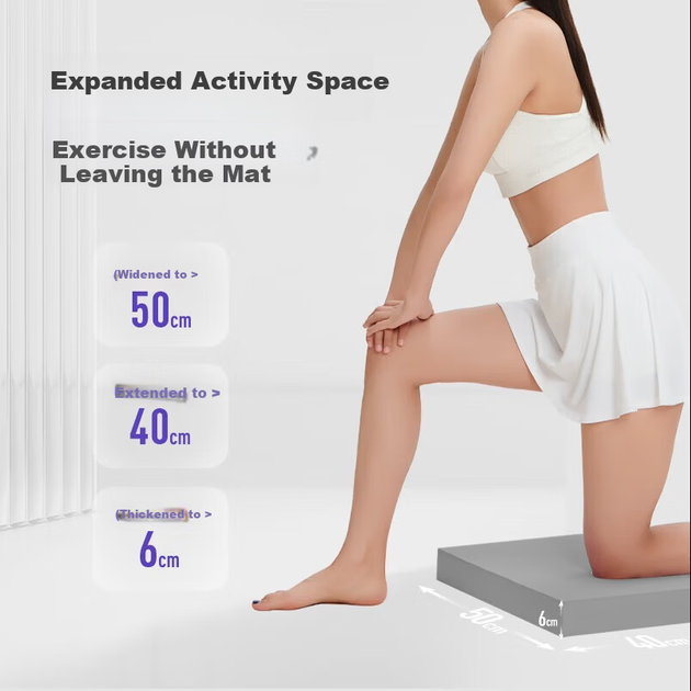 Коврик Balance Pad для йоги и тренировки мышц кора с наколенником из пены - изображение 6