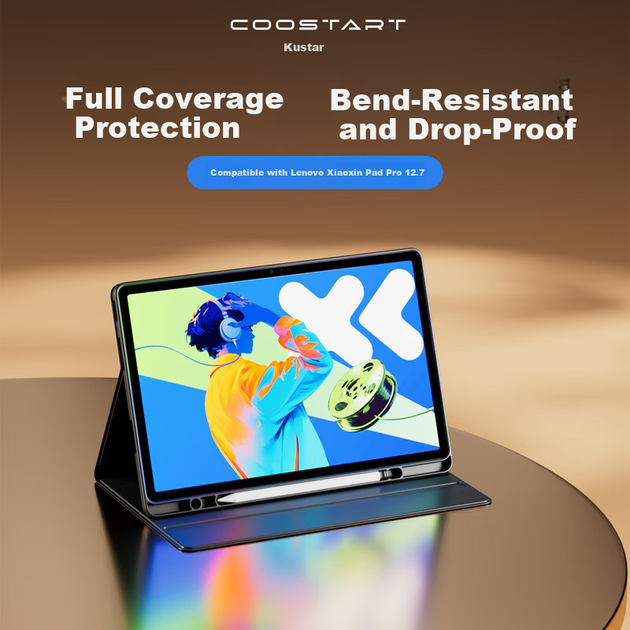 Чохол для планшета Lenovo Xiaoxin Pad Pro 12.7 2025/Zhaoyang K12 COOLSTART Black - Фото 6 Чохол для планшета Lenovo Xiaoxin Pad Pro 12.7 2025/Zhaoyang K12 COOLSTART Black - зображення 6