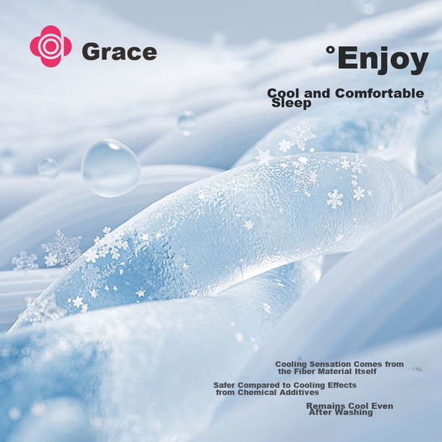 Килимок для охолодження Grace Class A Bean Ice Silk Summer Soft Single Mat Green 180*200 см - изображение 7