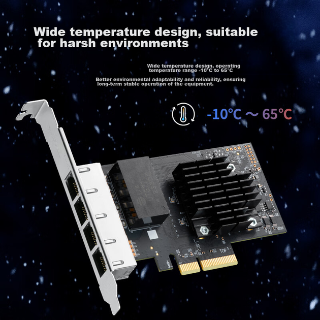 TP-LINK Четырехпортовая гигабитная сетевая карта PCI-E, внутренняя проводная сетевая карта для настольного компьютера, независимая сетевая карта для сервера, гигабитная сетевая карта Ethernet с портом расширения RJ45 NG324 - Фото 9 TP-LINK Четырехпортовая гигабитная сетевая карта PCI-E, внутренняя проводная сетевая карта для настольного компьютера, независимая сетевая карта для сервера, гигабитная сетевая карта Ethernet с портом расширения RJ45 NG324 - изображение 9