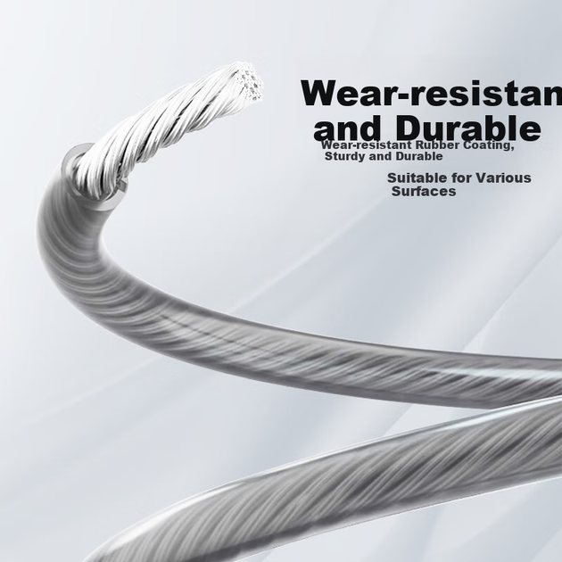 Скакалка ANTA Speed Jump Rope из стального троса и алюминиевого сплава, для взрослых, для фитнеса и школьных тестов - изображение 5