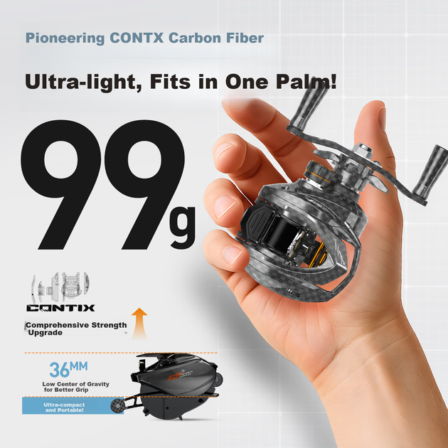 HISTAR JiYu 99 Carbon Fiber Long Cast Ultra-Light Lure Micro Baitcasting Reel JiYu 99 Pure Carbon Left-Hand Version - изображение 5