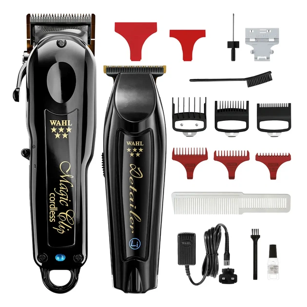 Професійний набір машинки та тримера в чохлі Wahl Cordless Barber Combo 5 Star US (3025726) - зображення 8