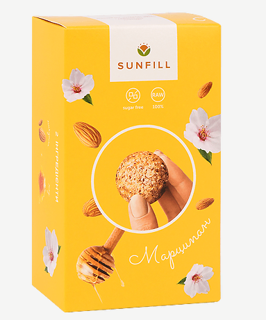 Цукерки “Марципан” Sunfill 150 г - Фото 1 Цукерки “Марципан” Sunfill 150 г - зображення 1