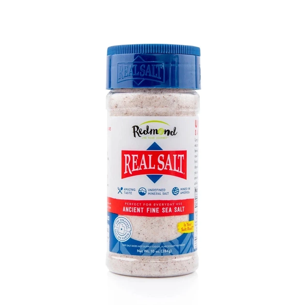 Морська сіль Redmond Real Salt Ancient Fine Sea Salt дрібна 284 г - Фото 1 Морська сіль Redmond Real Salt Ancient Fine Sea Salt дрібна 284 г - зображення 1