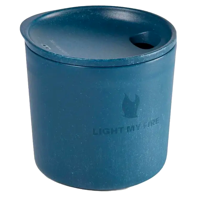Кружка 250 мл с крышкой для пикника биопластик синий Light My Fire LS-1293 - изображение 2