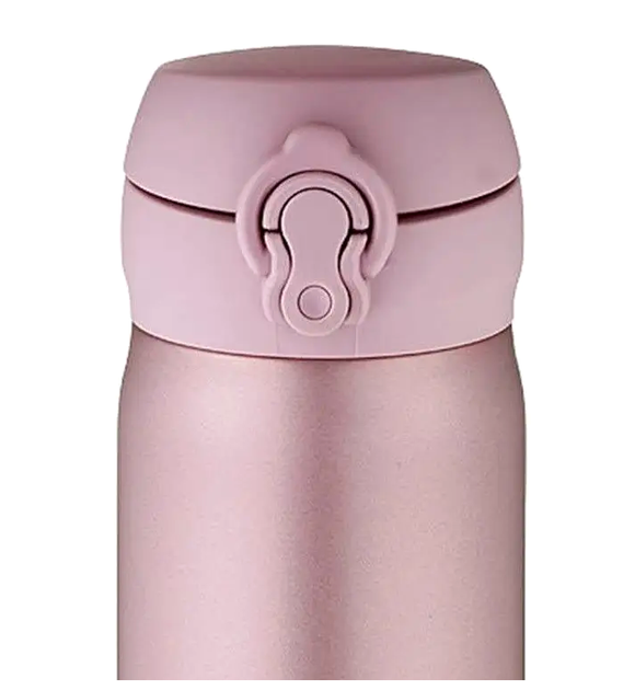 Термокружка 350 мл с крышкой для напитков для путешествий розовая Thermos LS-0707 - изображение 3