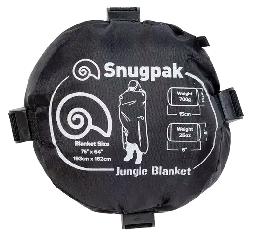 Универсальное одеяло с утеплителем 193х163 см от 1 до 5°С черный Snugpak LS-0036 - зображення 3
