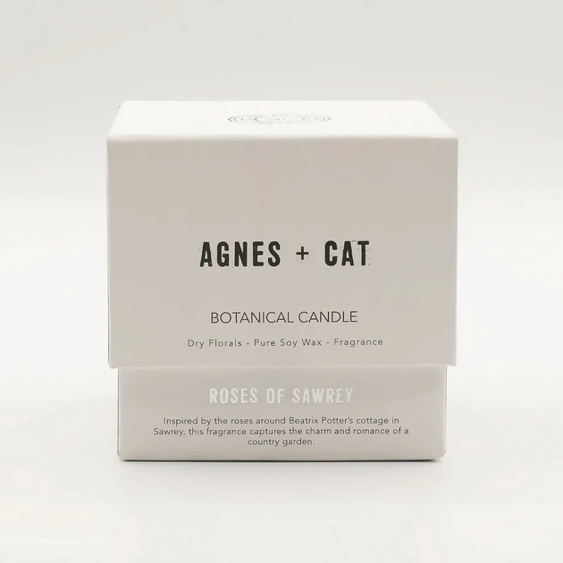 Ботаническая соевая свеча Розы Сори Roses of Sawrey 350г Agnes+Cat 5056368359354 - изображение 3