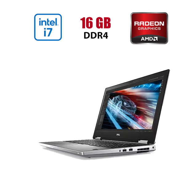 Ігровий ноутбук Dell Precision 7540 / 15.6" (1920x1080) IPS / Intel Core i7-9850H (6 (12) ядер по 2.6 - 4.6 GHz) / 16 GB DDR4 / 240 GB SSD / AMD Radeon Pro WX 3200, 4 GB GDDR5, 128-bit / WebCam б/в - Фото 1 Ігровий ноутбук Dell Precision 7540 / 15.6" (1920x1080) IPS / Intel Core i7-9850H (6 (12) ядер по 2.6 - 4.6 GHz) / 16 GB DDR4 / 240 GB SSD / AMD Radeon Pro WX 3200, 4 GB GDDR5, 128-bit / WebCam б/в - зображення 1