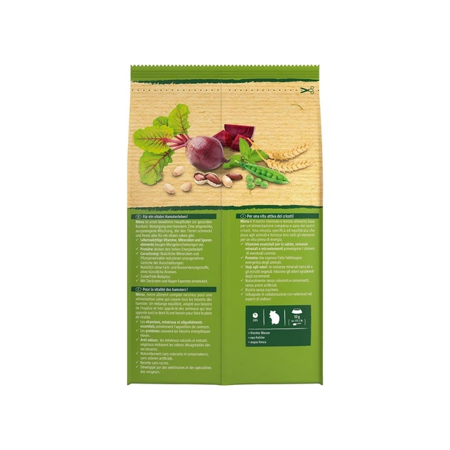 Корм Vitakraft Premium Menu Vital для хом_яків 400 г - Фото 3 Корм Vitakraft Premium Menu Vital для хом_яків 400 г - изображение 3