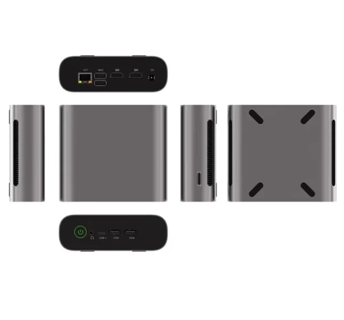 Неттоп WooYi AM21, Grey, N5095, 8Gb, 128Gb, UHD - зображення 6