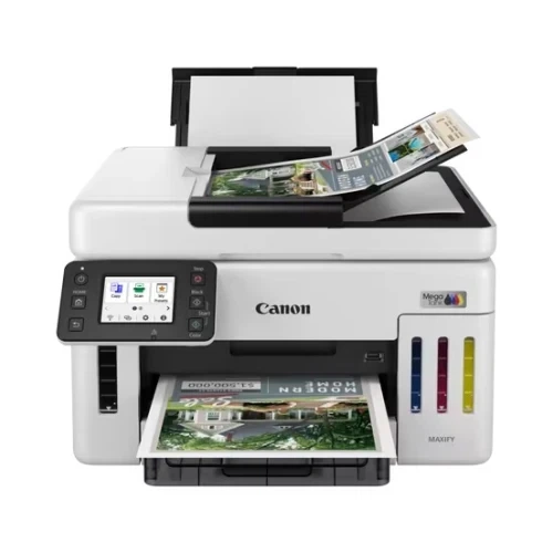 МФУ струйное цветное A4 Canon GX6140, White/Black (6882C009) - Фото 3 МФУ струйное цветное A4 Canon GX6140, White/Black (6882C009) - изображение 3