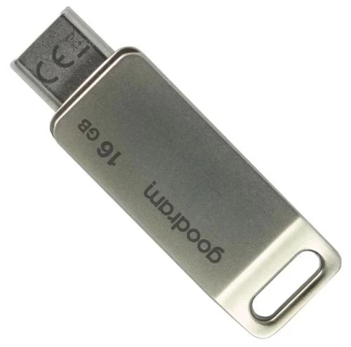 Флеш накопичувач USB 16Gb Goodram ODA3, Silver, Type-C / USB 3.2 Gen 1 (ODA3-0160S0R11) - Фото 1 Флеш накопичувач USB 16Gb Goodram ODA3, Silver, Type-C / USB 3.2 Gen 1 (ODA3-0160S0R11) - зображення 1