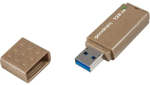 Флеш накопитель USB 128Gb Goodram UME3 "Eco Friendly", Brown, USB 3.2 Gen 1 (UME3-1280EFR11) - Фото 2 Флеш накопитель USB 128Gb Goodram UME3 "Eco Friendly", Brown, USB 3.2 Gen 1 (UME3-1280EFR11) - изображение 2