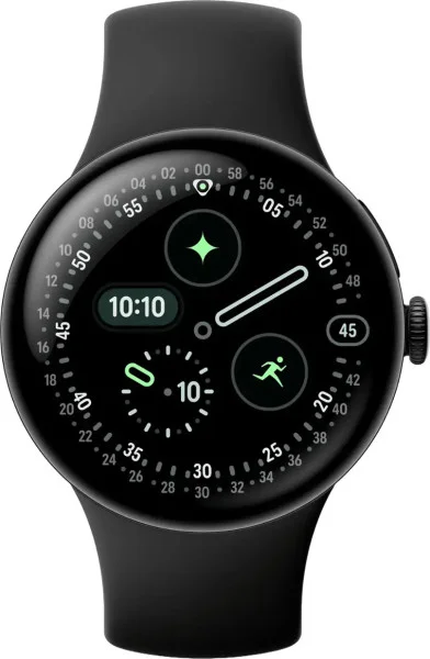Смарт-часы Google Pixel Watch 4 41mm Wi-Fi Matte Black Aluminum case / Obsidian Active Band - изображение 2