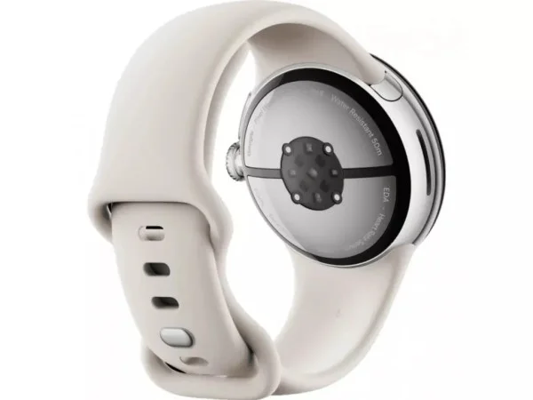 Смарт-часы Google Pixel Watch 3 45 mm Wi-Fi Polished Silver Aluminum Case/Porcelain Active Band - изображение 3
