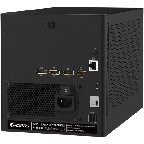 Видеокарта внешняя GeForce RTX 5090, Gigabyte, AORUS AI BOX (GV-N5090IXEB-32GD) - Фото 6 Видеокарта внешняя GeForce RTX 5090, Gigabyte, AORUS AI BOX (GV-N5090IXEB-32GD) - изображение 6