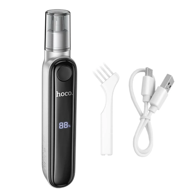Машинка для стрижки волосся Hoco HP33 Metal Gray акумуляторна (778917) - изображение 3