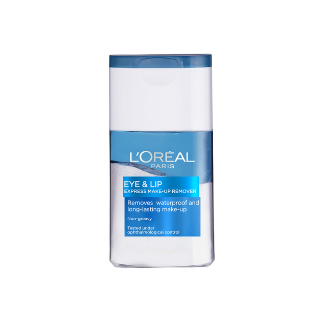 Двухфазное средство для снятия макияжа с глаз и губ L'Oreal Paris Eye & Lip Express Make-Up Remover, 125 мл - Фото 1 Двухфазное средство для снятия макияжа с глаз и губ L'Oreal Paris Eye & Lip Express Make-Up Remover, 125 мл - изображение 1