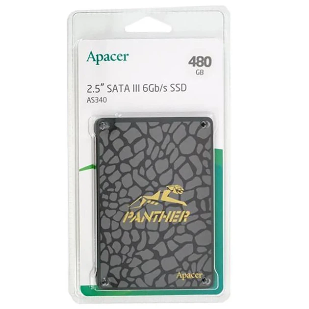 Накопитель SSD Apacer AS340 480GB 2.5" SATA III 7mm 550/500 МБ/с - изображение 2