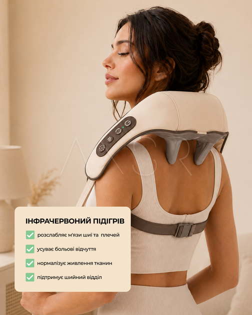 Массажер для шеи, спины и головы с функцией прогрева - изображение 7