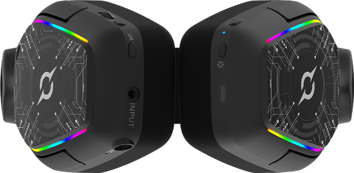 Ігрова гарнітура AQIRYS ALNAIR з ANC 2.4G Wireless Bluetooth та дротовим підключенням Black  - зображення 19