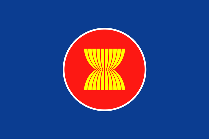 Прапор ASEAN 150×90 см з люверсами для флагштока банер міжнародної організації, стяг Асоціації держав Південно-Східної Азії - Фото 1 Прапор ASEAN 150×90 см з люверсами для флагштока банер міжнародної організації, стяг Асоціації держав Південно-Східної Азії - зображення 1