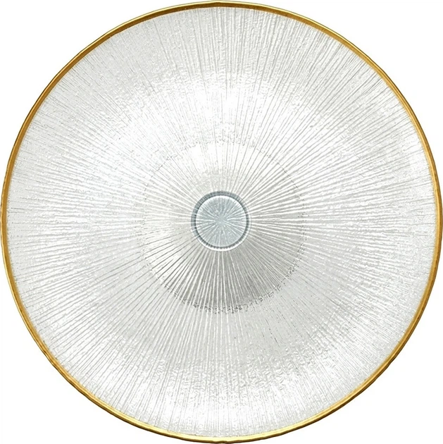Підставка для торта Home and Styling Collection На ніжці Біла Золота 28 см (8721037511346) - зображення 2