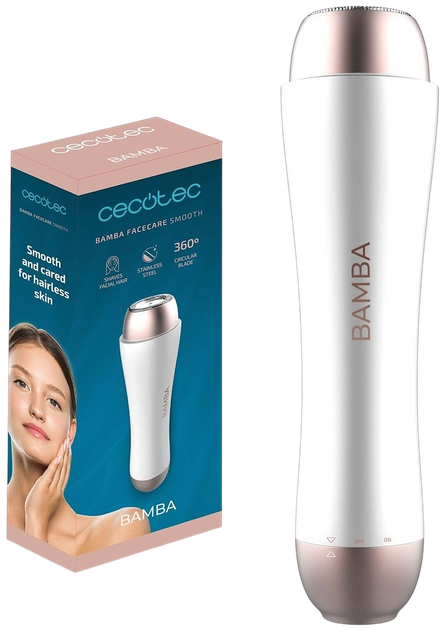 Епілятор для обличчя Cecotec SkinCare Smooth - Фото 2 Епілятор для обличчя Cecotec SkinCare Smooth - зображення 2