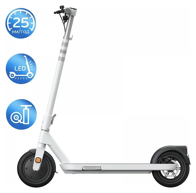 Електросамокат OKAI ES10-NEON Lite White 9", 300(600)W, 7.8Ah, 30km, 25km\h, 20%, NFC, App, 15kg (KOS_ES10-W) - изображение 4