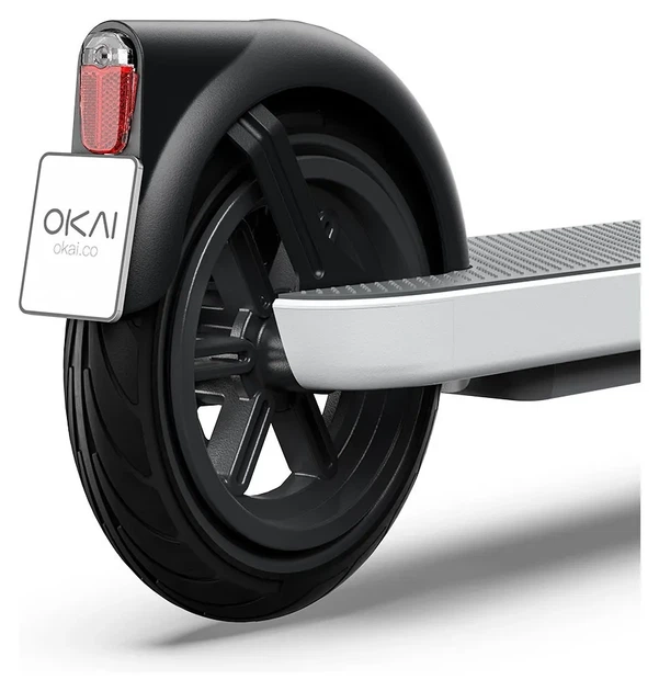 Електросамокат OKAI ES10-NEON Lite White 9", 300(600)W, 7.8Ah, 30km, 25km\h, 20%, NFC, App, 15kg (KOS_ES10-W) - изображение 9