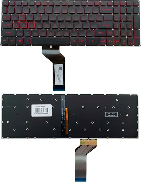 Klawiatura do laptopa Acer Nitro Black (9990000316335) - Zdjęcie 1 Klawiatura do laptopa Acer Nitro Black (9990000316335) - obraz 1