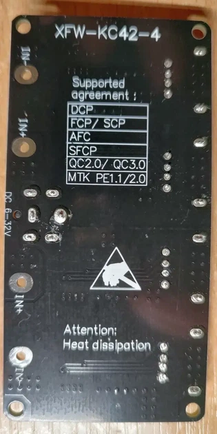 Модуль быстрой зарядки 4-порта USB QC3.0 PD. - изображение 2