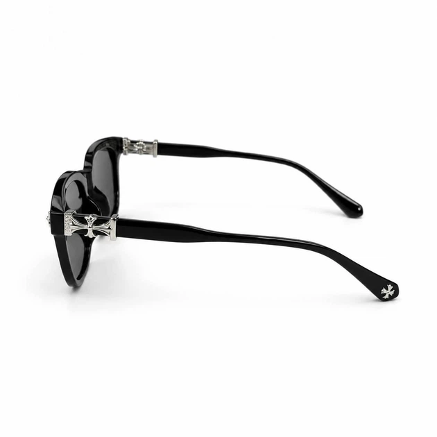 Сонцезахисні окуляри Chrome Hearts V2687 чоловічі чорні - зображення 4