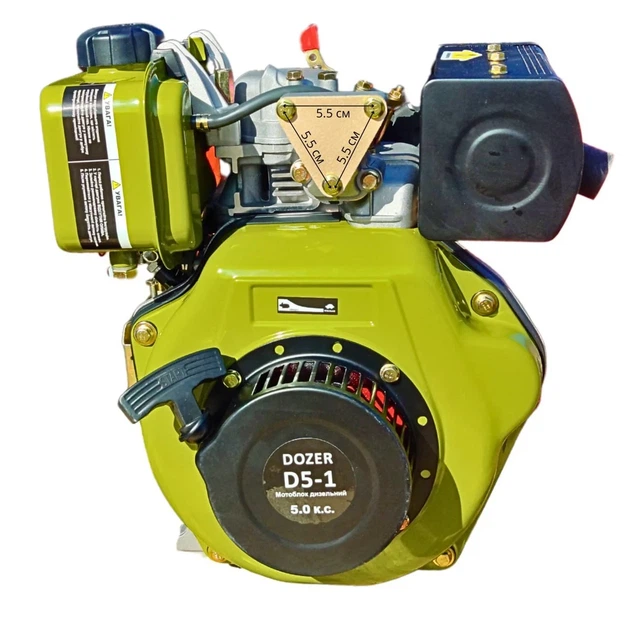 Дизельний двигун D5-1 5 к.с. метал 211 куб.см 3600 об/хв - зображення 8