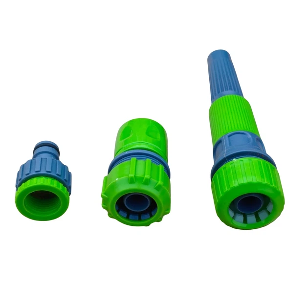 Шланг садовий 3/4" AgroStar Classic Plus 4-шаровий 50 м зелений - зображення 6