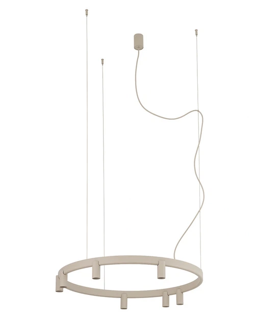 Люстра Nowodvorski 12284 Fourty Round GU10 R35+LED 7+6x10W+9W 3000K 710Lm IP20 бежевая - Фото 1 Люстра Nowodvorski 12284 Fourty Round GU10 R35+LED 7+6x10W+9W 3000K 710Lm IP20 бежевая - изображение 1