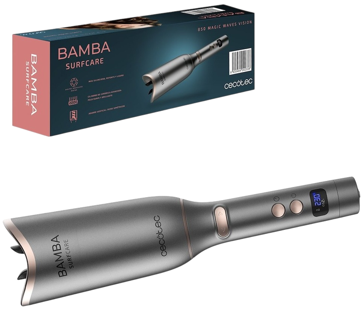 Maszynka do kręcenia włosów Cecotec Bamba SurfCare 850 Magic Waves Vision - Zdjęcie 1 Maszynka do kręcenia włosów Cecotec Bamba SurfCare 850 Magic Waves Vision - obraz 1