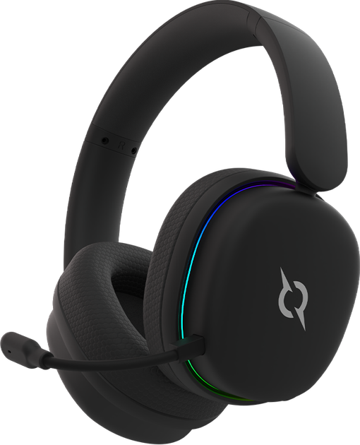 Słuchawki gamingowe AQIRYS LUNA Wireless 7.1 RGB Black  - obraz 4