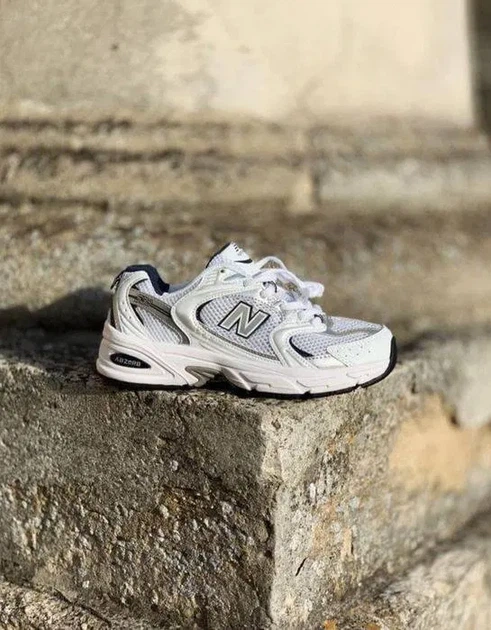Кроссовки женские NB 530 белые с синим 38 (24) - изображение 3