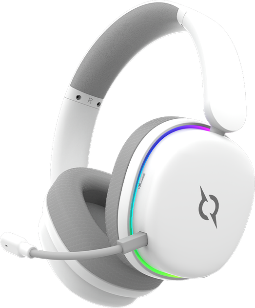 Słuchawki gamingowe AQIRYS LUNA Wireless 7.1 RGB White - obraz 4