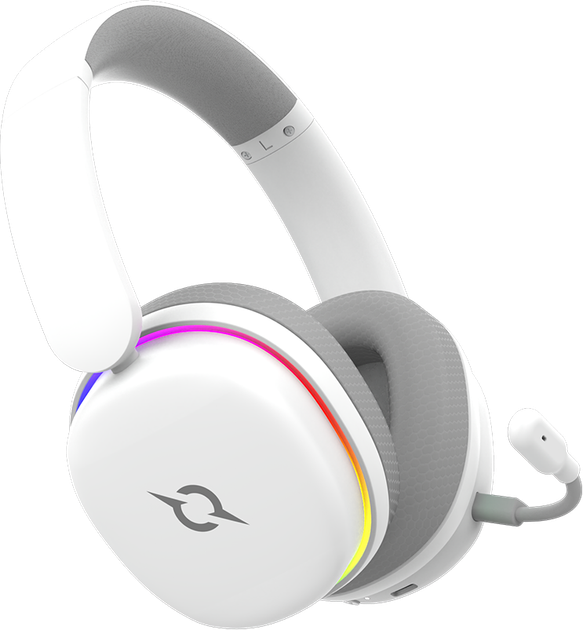Słuchawki gamingowe AQIRYS LUNA Wireless 7.1 RGB White - obraz 6