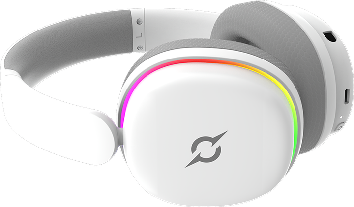 Słuchawki gamingowe AQIRYS LUNA Wireless 7.1 RGB White - obraz 9