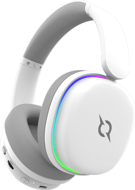 Słuchawki gamingowe AQIRYS LUNA Wireless 7.1 RGB White - obraz 11
