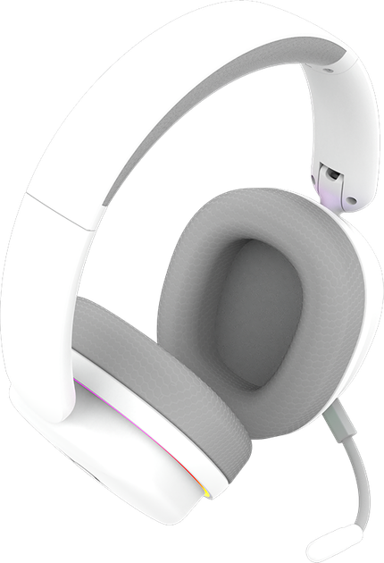 Słuchawki gamingowe AQIRYS LUNA Wireless 7.1 RGB White - obraz 13