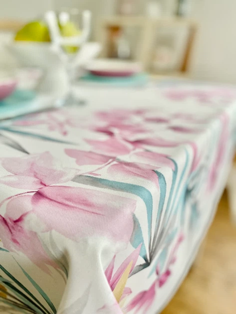 Скатерть водоотталкивающая MANTEL BOTANIA 145x200 см 75% хлопок, цветочный ассортимент - Фото 14 Скатерть водоотталкивающая MANTEL BOTANIA 145x200 см 75% хлопок, цветочный ассортимент - изображение 14